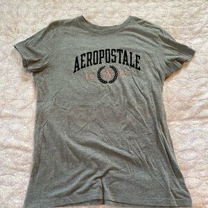 Aeropostale classic crew tee gray